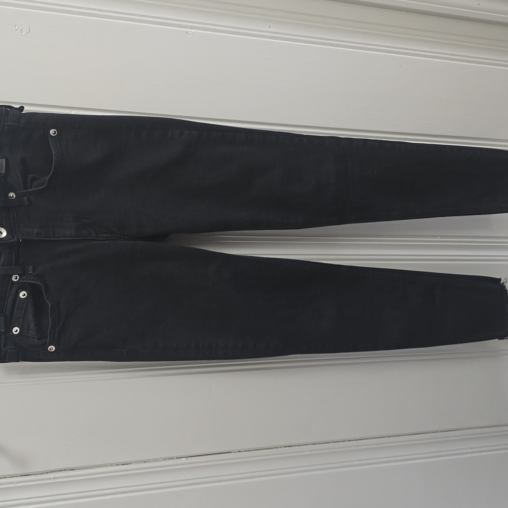 Rag & Bone Size 28 Black Ankle Skinny Jeans